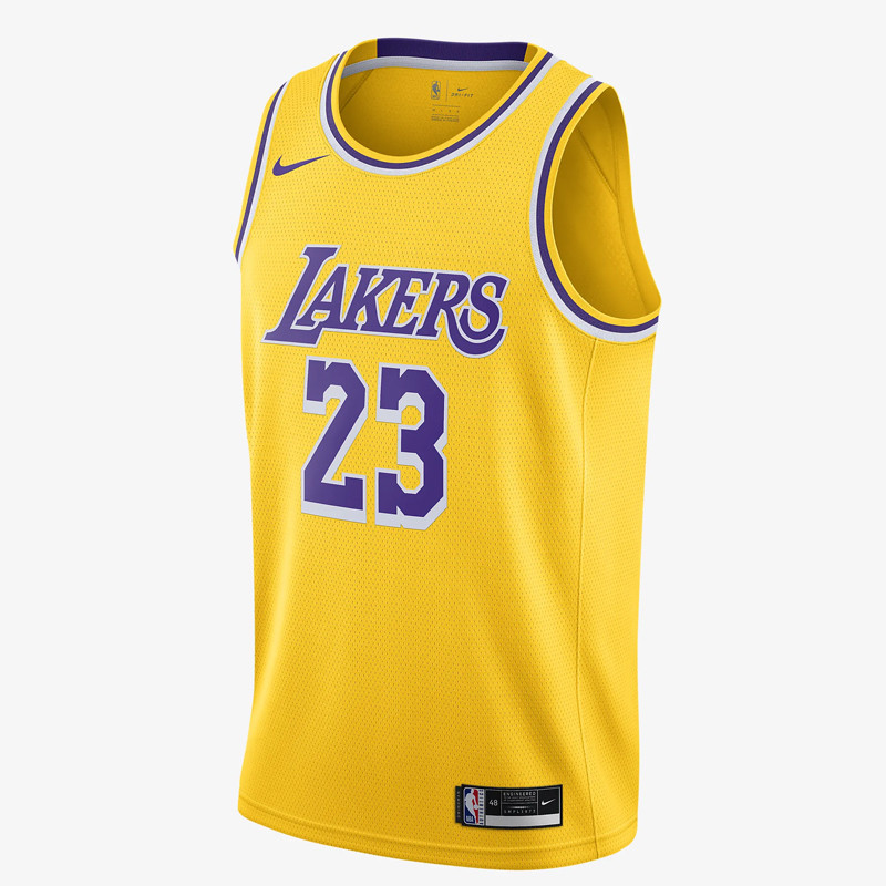 BAJU BASKET NIKE LeBron James LA Lakers Icon Edition Swingman Jersey